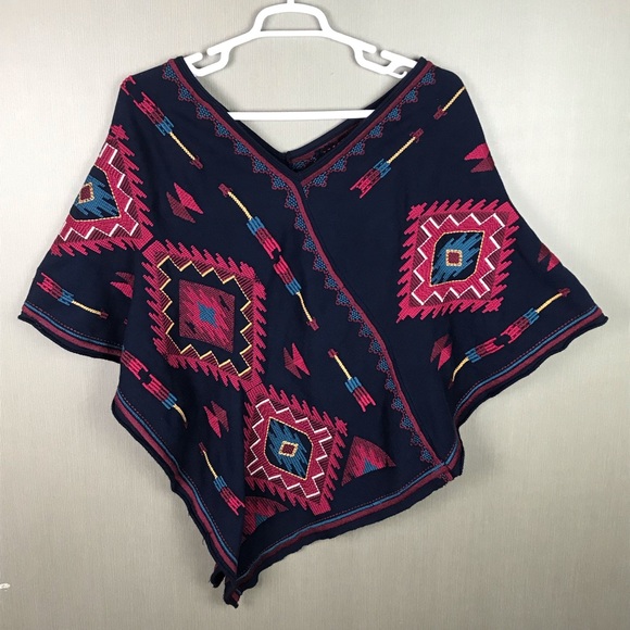 Johnny Was Sweaters - Johnny Was LA Poncho Size Medium
